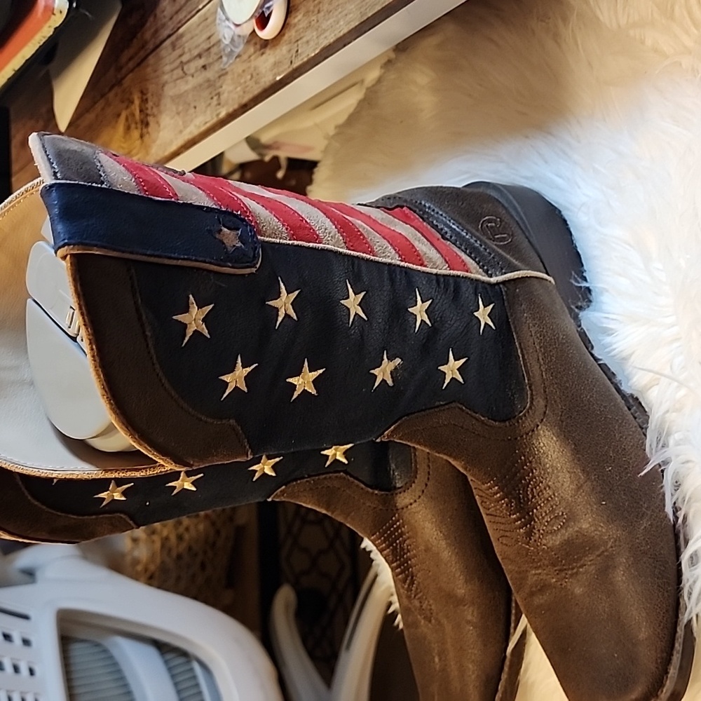 Roper Flag Boots